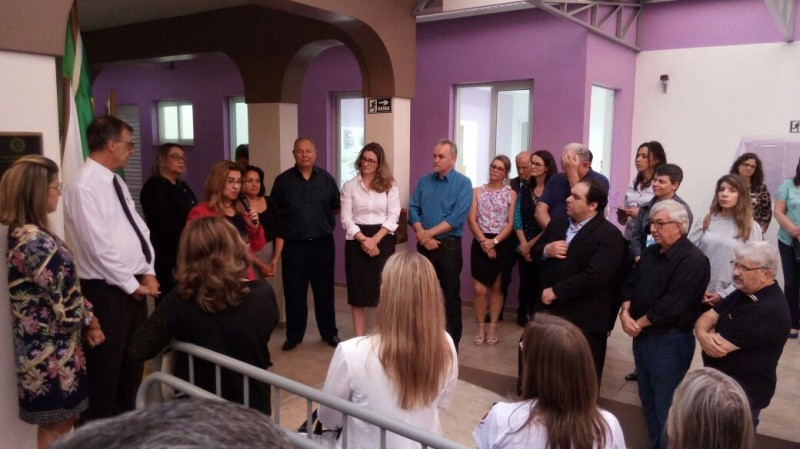 REPRESENTANTES DE NOVA CANDELÁRIA PARTICIPARAM DA INAUGURAÇÃO DA SALA LILÁS